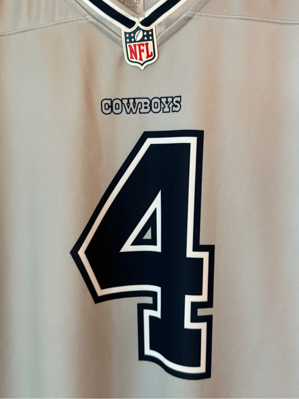 NFL OnField Apparel Dallas Cowboys #4 Dak Prescott Jersey- Large - Picture 5 of 9